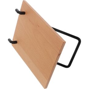 Happyyami Diy Wire Calendar Holder Set Industrial Style Calendar Base Metal Stand for Office Home