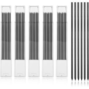 30 PCS Dry Pencil Refills, 2.8 mm Mechanical Pencil Refill, Black Pica Pencils Refill Carpenter Pencil Construction Pencil Refills for Woodworking Drawing