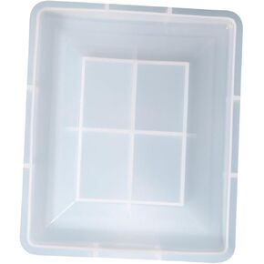 Angoily Square Photo Frame Mold Personalized Photo Frame Silicon Crafts Rectangular Picture Frame Frames Photo Frame Molds Photo Frame Making Supplies Picture Display Mold White