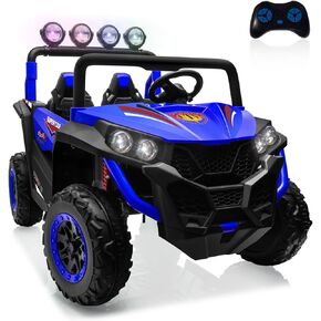 OTTARO 2 Seater Ride on Car Truck,24V Electric Vehicle Car for Kids 3-8 Years,200W Motors,4 Shock Absorbers, Music Play,Bright Light, Remote Control(Pink)