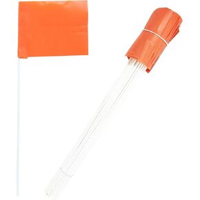 Dogtra Training Flags for GPS Fence – 50-Pack Neon Orange Boundary Markers – Flexible, Weather-Resistant Yard Flags for Invisible Fence Training, Pet Containment, and Safe Outdoor Dog Fence Setup