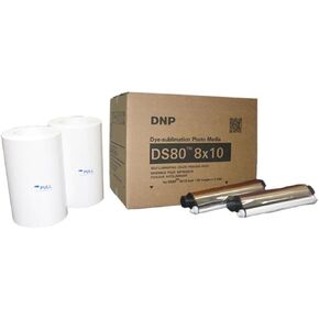 DNP DS80 8x10" Dyesub Printer Media Kit, 260 Glossy Prints