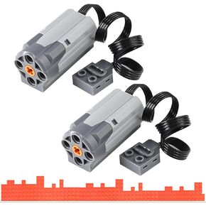 Power Function Motor Kit with 2* M Motor，Compatible with Technic Parts L Brand