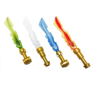 2013 LEGO Ninjago Ninja Elemental Blades - Set of 4 - LOOSE From Original Packaging - Earth, Fire, Ice & Lightning