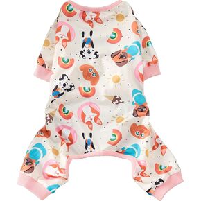 Dog Pajamas Onesie for Small & Medium Dogs - Polyester, Cozy, Wrinkle-Resistant Four-Legged Apparel