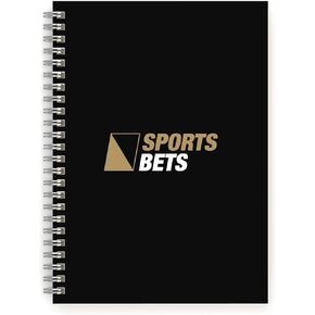 Sports Betting Logbook - The Perfect Log Book for Recording All Your Sports Betting - Ideal for Any Sport - 100 Pages with Handy Pocket for Recording Monthly Gains and Loss