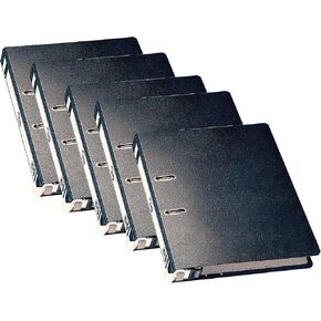 Leitz Alpha Duo 29220000 Suspension File 180° A4 Pack of 5 Hard Cardboard Narrow Black