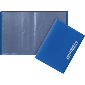 21008-07 Certificate Folder A4 Polypropylene Blue