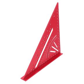 Aluminum Alloy Woodworking Triangle Ruler Metric Angle Measurement Tool for Carpentry and Projects Precision Right Angle Ruler and Portable Design