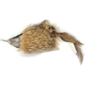 Kats'n US Cat wand wand scled - Mouse Rabbit Fur Mouse- Carmel Color in Kuwait