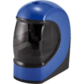 Lockermate Auto Stop Battery Operated Personal Sized Pencil Sharpener, Blue