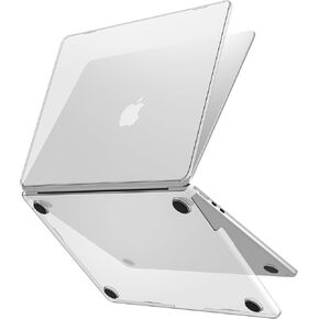 ProCase Hard Shell Case for MacBook Air 13 inch 2025 2024 2023 2022, M4 A3240, M3 A3113, M2 A2681, Laptop Cover for MacBook Air 13.6"-Clear
