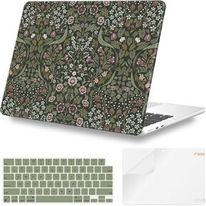 iLeadon Compatible with MacBook Air 13 inch Case 2024, 2025-2022 M4 A3240 M3 A3113 A2681, Protective Hard Shell Case Cover for 13 inch MacBook Air M2 Case (Off-White)