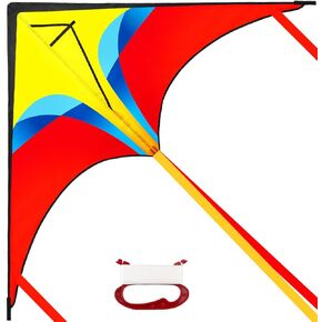 TOY Life Delta Kites for Kids & Adults – Easy to Fly Large Kites for Outdoor Beach & Park Fun – Durable, Lightweight & High-Flying for Kids Ages 4-8