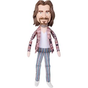 Shelf Talkers 12" Talking Plush The Dude from The Big Lebowski Movie, Pull String Toy Collectible Plush