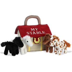 Aurora® Engaging Baby Talk™ My Stable™ Baby Stuffed Animal - Sensory Delight - Interactive Learning - Multicolor 8 Inches