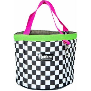 Jeffers Expression Grooming Tote Caddy, Skater Cowgirl - Durable Ripstop Organizer with Pockets for Horse Grooming Tools - Easy Carry Nylon Straps, Compact Storage for Stable, Travel & Equine Supplies