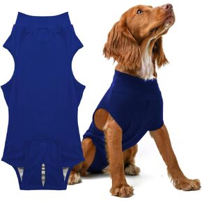 PupShield - Dog Surgery Recovery Suit Male and Female - All Dog Sizes - Easy to Use Anti Licking Design Breathable Comfortable - Spay & Neuter Recovery Suit - Surgical Onesie - Cone Alternative