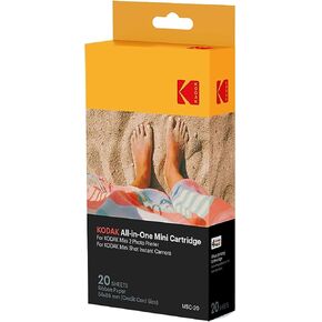Kodak Mini 2 Photo Photo Stritridge MC All-in-One Paper and Color حبر خرطوشة-متوافقة مع كاميرا Mini Shot ، طابعة Mini 2 (وليس الأصلي الأصفر) ، الأصفر ، 20 حزمة in Kuwait