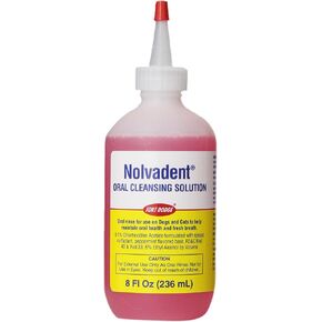 Fort Dodge Animal Nolvadent Oral Cleansing Solution Bottle, 8-Ounce
