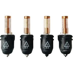 1Pc Original/Genuine for Flashforge Adventurer 5M Series AD5M Pro Nozzle Kit 0.25/0.4/0.6/0.8mm 280℃ High-Speed Quick-Detachable(0.25mm Nozzle Kit)