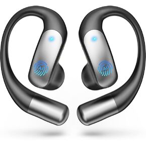 AI Language Translator Earbuds, 4-in-1 OWS Real Time 144 Languages and Accents Translation Earbuds, Audifonos Traductores Inglés Español Translation Device for Travel Business Learning, Black