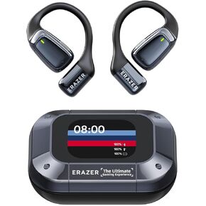 AI Translation Earbuds Real Time, Language Translator Earbuds with LCD Touch Screen, Translation Headphones 3-in-1 Device Supports 135 Languages for Travel & Business, Compatible with iOS & Android