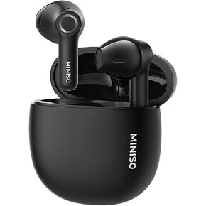 MINISO X52 AI Translator Earbuds Real Time, Multi-Function Wireless Bluetooth 5.4 Earbuds 40H Playtime, 135 Languages & Accents Translation Earbuds with APP for iOS & Android Black