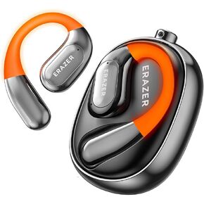 ERAZER XF31 AI Language Translator Earbuds, 3-in-1 Translation Earbuds in 135 Languages & Accents with APP, LED Light Earhook Bluetooth 5.4 Headphones with Silicone Neck Strap for iOS & Android