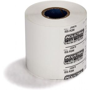 Premium White Ribbon (Ink), for SafetyPro, DuraLabel and Others, 2.5" x 984'