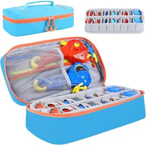 Battling Top Storage Bag, Burst Spinning Tops Storage Organizer Battle Tops Case, Portable Carrying Organizer for Burst Gyros Spinning Top and Launcher, Bag Only