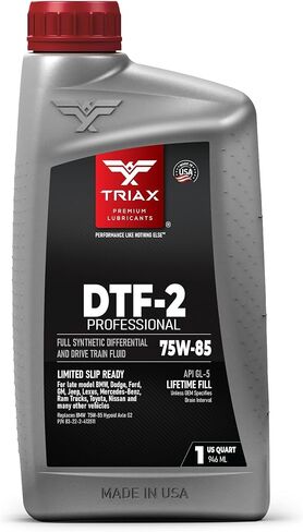 TRIAX DTF-2 Professional 75W-85 GL-5 - سائل تفاضلي صناعي كامل ومجموعة القيادة، تعبئة مدى الحياة، جاهز للانزلاق محدود (1 لتر) in Kuwait