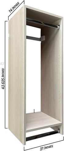 FlexWall Premium Modular Closet System (Blonde Oak, 27) in Saudi Arabia