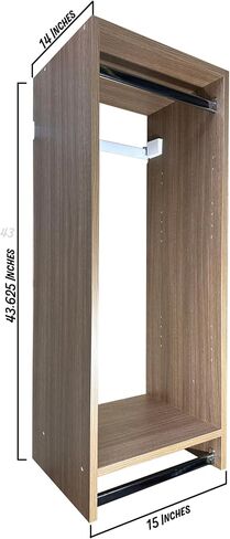 FlexWall Premium Modular Closet System (Blonde Oak, 27) in Saudi Arabia