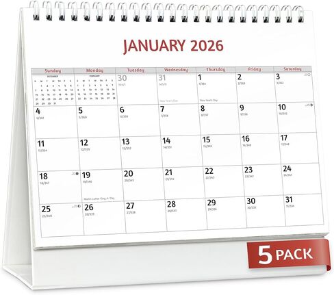تقويم مكتبي قابل للتحلل بيولوجيًا مقاس 8 × 6 بوصة لمدة 18 شهرًا، يوليو 2024 - ديسمبر 2025، تقويم فليب شهري، تصميم فني كلاسيكي in Saudi Arabia