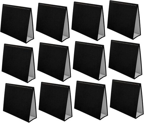 Angoily 12pcs Iridescent Calendar Base for Desktop Calendar Stand for Agenda Display for Home Office Decor in Saudi Arabia
