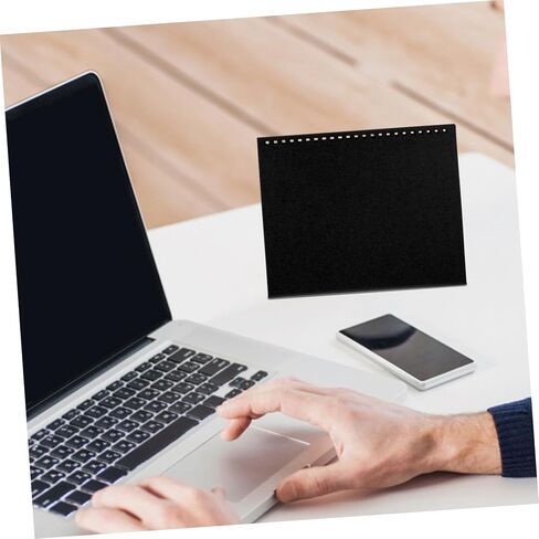 Angoily 12pcs Iridescent Calendar Base for Desktop Calendar Stand for Agenda Display for Home Office Decor in Saudi Arabia