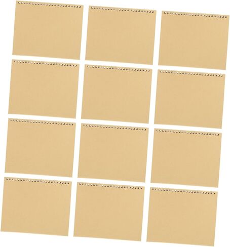 Angoily 12pcs Iridescent Calendar Base for Desktop Calendar Stand for Agenda Display for Home Office Decor in Saudi Arabia