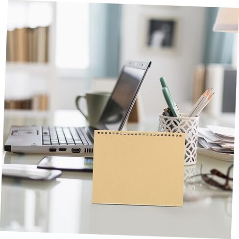 Angoily 12pcs Iridescent Calendar Base for Desktop Calendar Stand for Agenda Display for Home Office Decor in Saudi Arabia