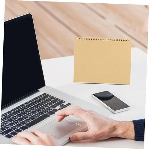 Angoily 12pcs Iridescent Calendar Base for Desktop Calendar Stand for Agenda Display for Home Office Decor in Saudi Arabia