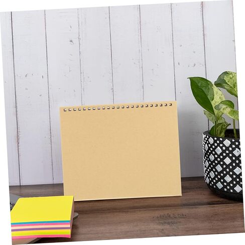 Angoily 12pcs Iridescent Calendar Base for Desktop Calendar Stand for Agenda Display for Home Office Decor in Saudi Arabia