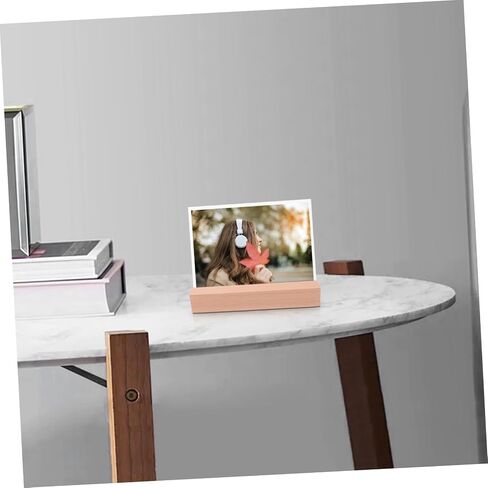 Coheali Wooden Table Number حامل بطاقة خشبية ريفي للتقويم صور وعلامات الأسماء قاعدة عرض متعددة الاستخدامات لأحداث حفلات الزفاف وفتحة المنزل in Saudi Arabia