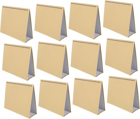 قاعدة تقويم المكتب من Housoutil 12pcs للتقويم المكتبي الإبداعي ، مما يجعل رف أجندة زخرفية أنيقة للمكتب استخدام المنزل in Saudi Arabia