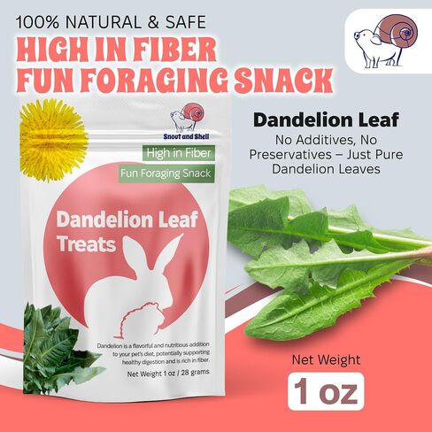 Snout and Shell Small Animal Treats – Pea Flakes, Dandelion Leaf (1oz), Marigold Flowers (0.5oz) – Natural Foraging Snacks for Rabbits, Guinea Pigs, Chinchillas, Hamsters & More in Kuwait