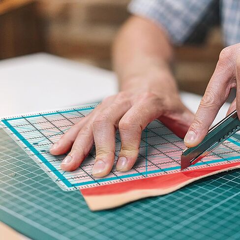 Headley Tools Quilting Rulers,4 Square Ruler Quilting Templates(4.5",6", 9.5",12.5"),Fabric Cutting Ruler Acrylic Rulers for Quilting and Sewing,with Non-Slip Rings 20 Pieces, Yellow in Saudi Arabia