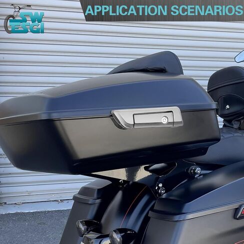 غطاء كابل Tour Pack مناسب لأمتعة Harley Aftermarket King/Chopped/Razor Touring Pak المتوافقة مع Touring Road King Road Glide Street Glide Electra Glide Ultra-Classic 2014-في وقت لاحق in Saudi Arabia