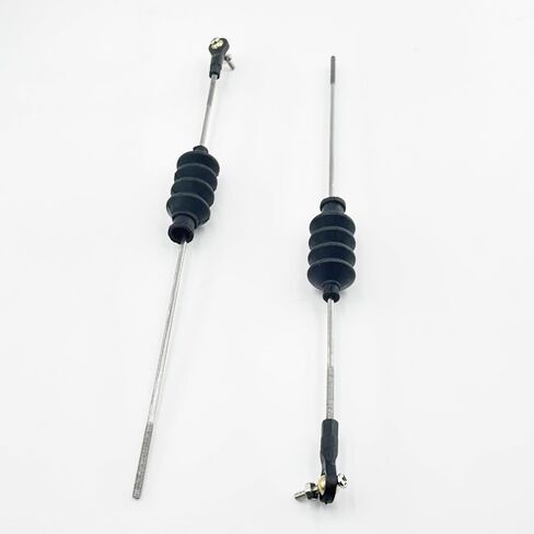 4 Set RC Boat Push Rod Kit M2 Tie Rod End with Rubber Seal Bellow and Pull Rod Pushrod for RC Ship DIY Model Boat Building Parts (M2x150mm Pushrod) in Saudi Arabia