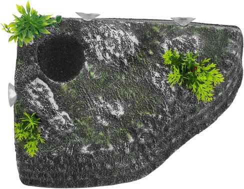 VICASKY Turtle Basking Platform with Climbing Realistic Rock Landscaping Feature for Tortoise Aquarium Floating Island Hiding for Enhanced Pet Experience and Play in Saudi Arabia