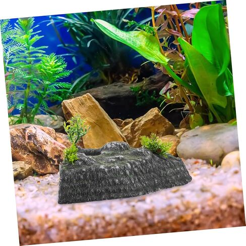 VICASKY Turtle Basking Platform with Climbing Realistic Rock Landscaping Feature for Tortoise Aquarium Floating Island Hiding for Enhanced Pet Experience and Play in Saudi Arabia