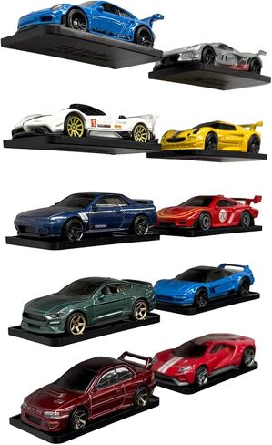 Triple Seven Wall Mount Display Holder - Easily Show Off Your Die-Cast Collection on Drywall - Quick and Simple Pushpin Installation - Holds & Displays Standard Wheels & Matchbox Cars in Saudi Arabia